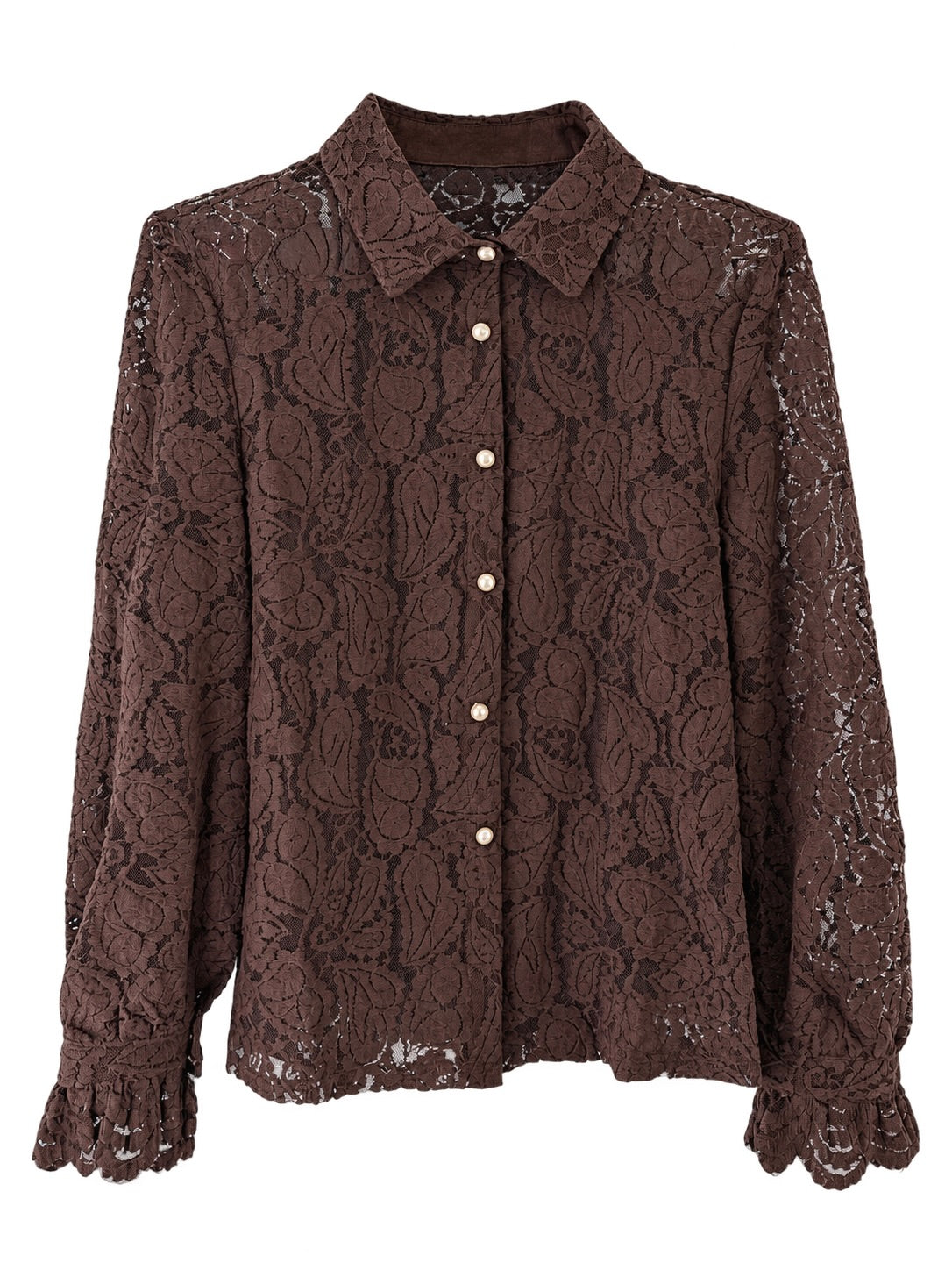 Truffle Lace Blouse
