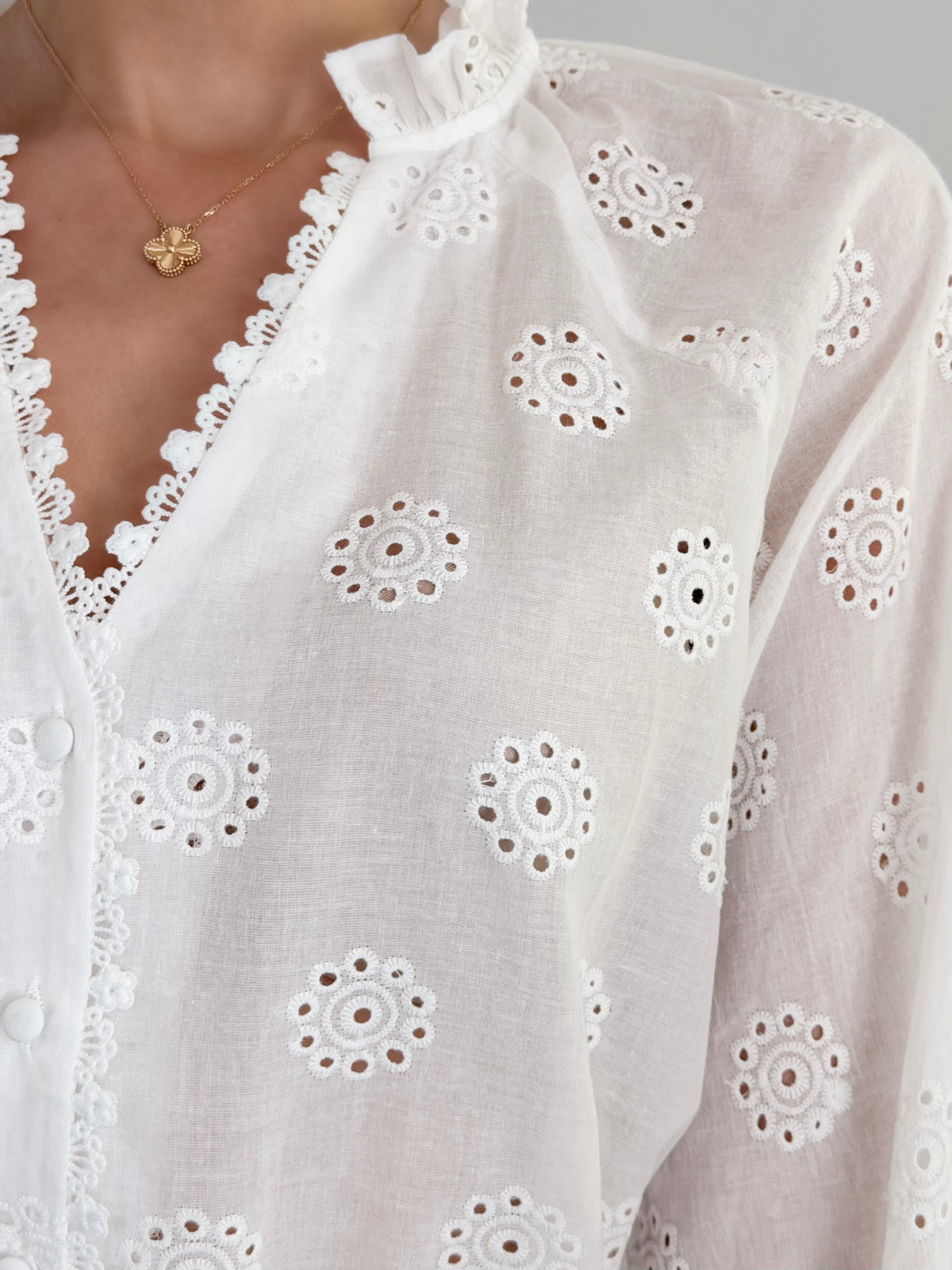 The Summer Embroidery Blouse