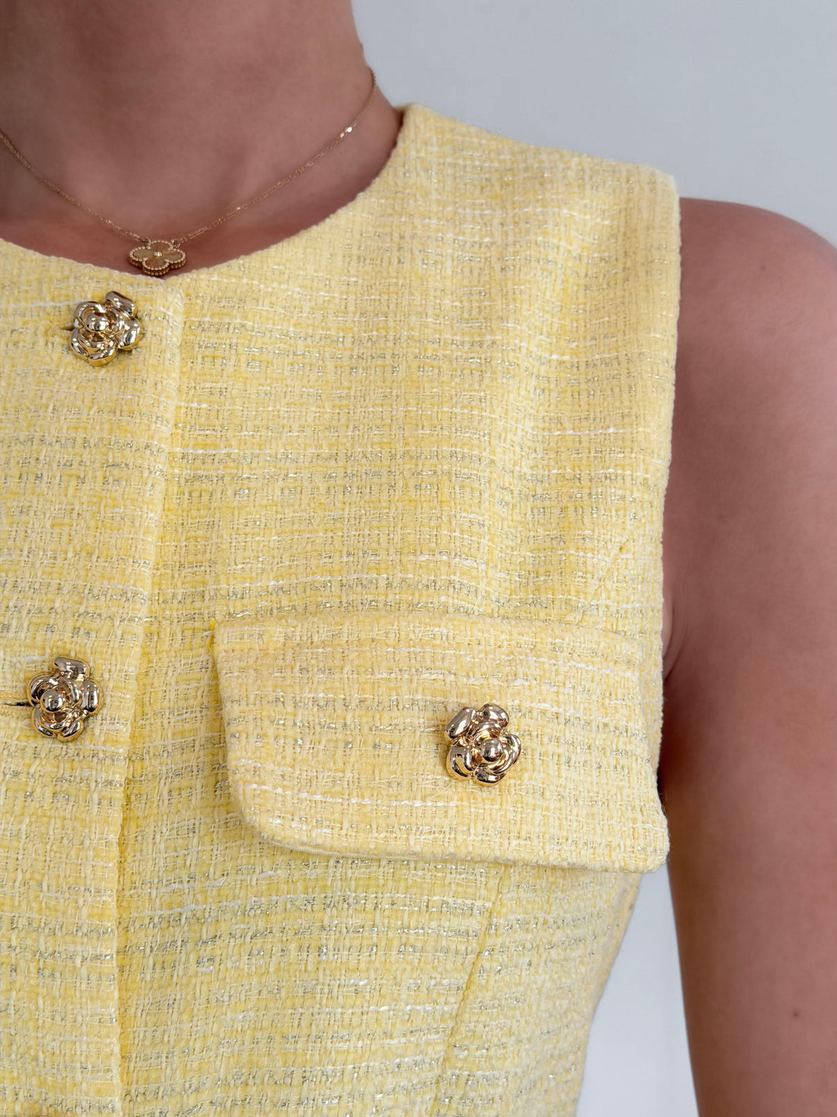 Honey Tweed Gilet
