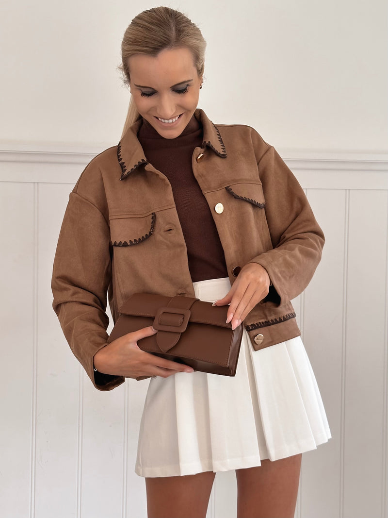 Hazelnut Suede Jacket