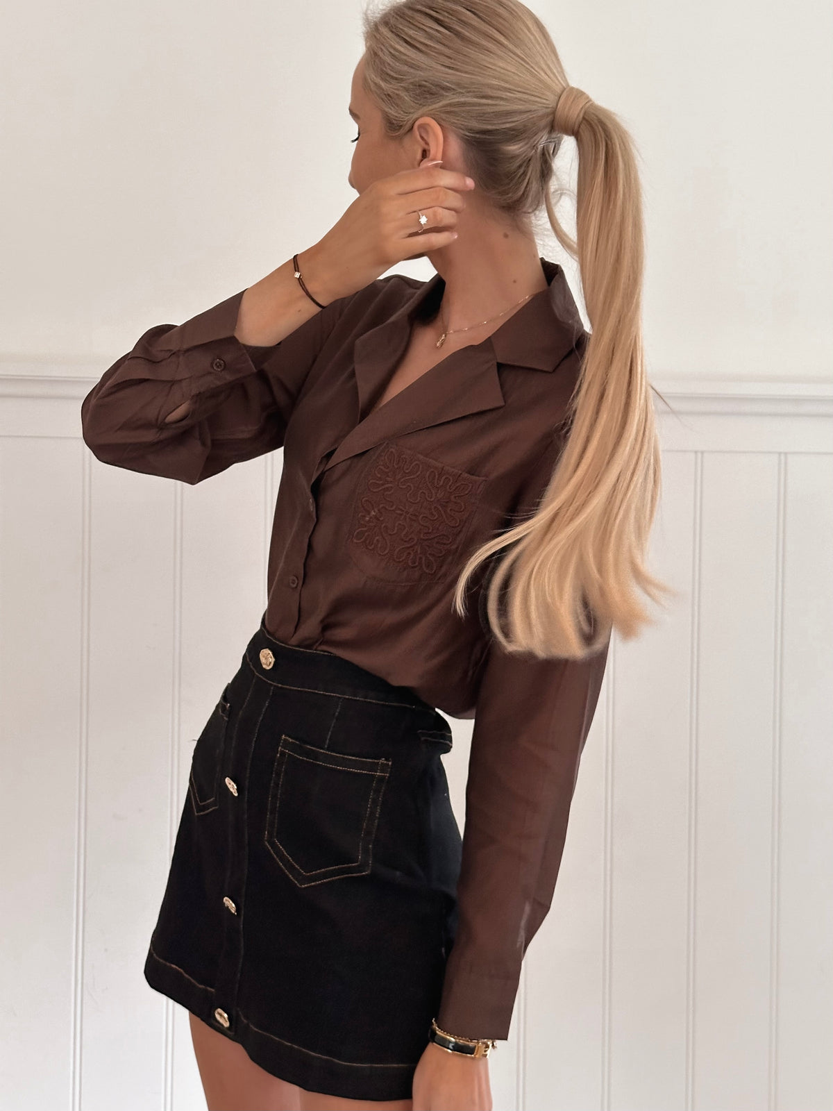 Chocolate Chic Blouse