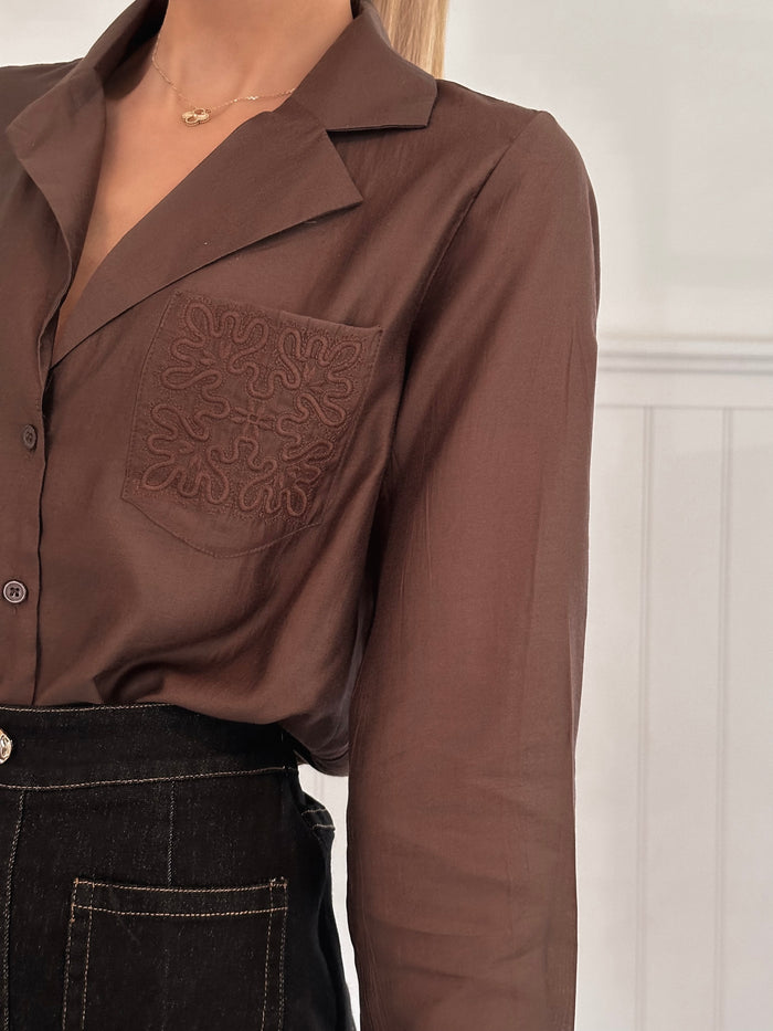 Chocolate Chic Blouse