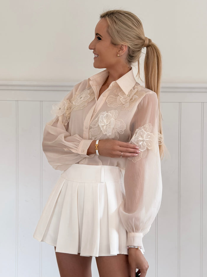 Vanilla Flower Blouse