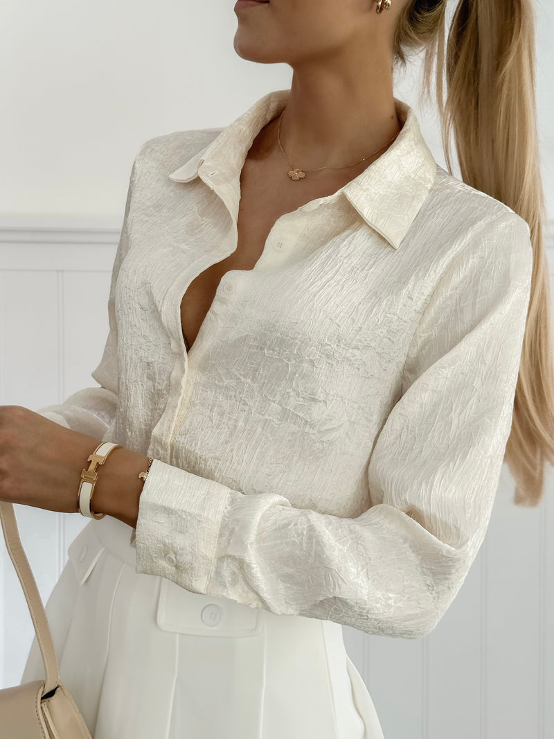 Cream Champagne Blouse