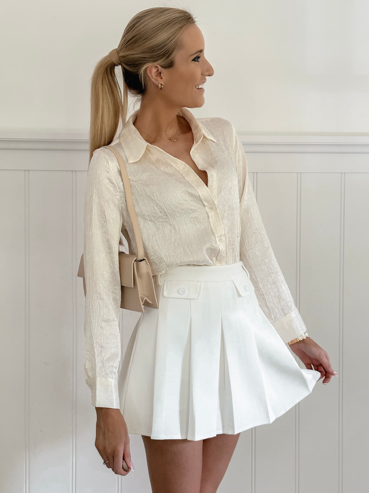 Cream Champagne Blouse