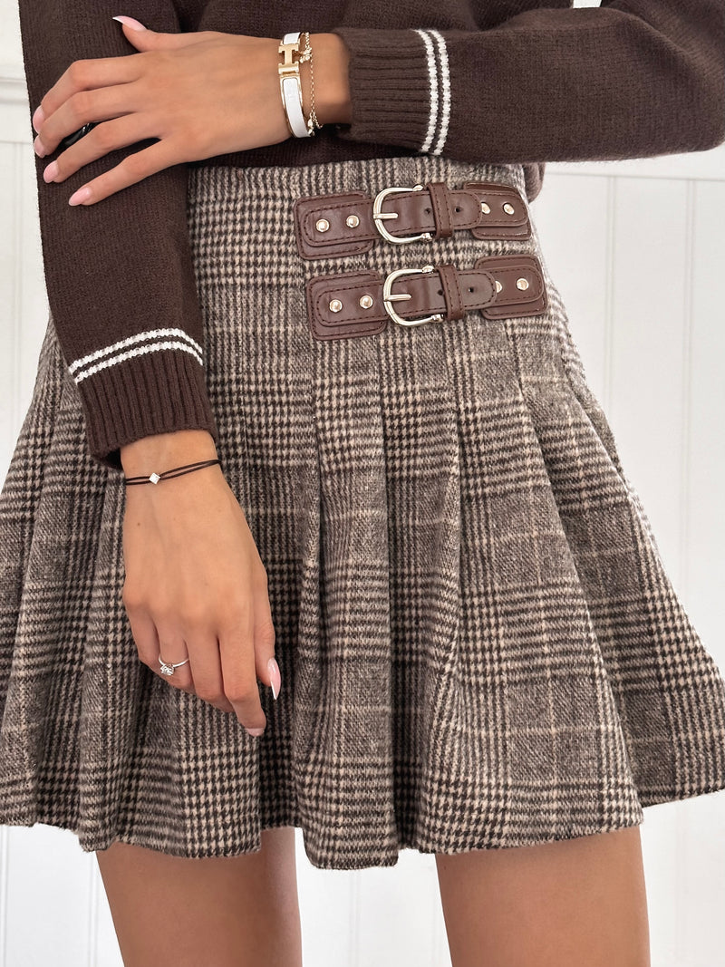 Soft Autumn Belt Skirt