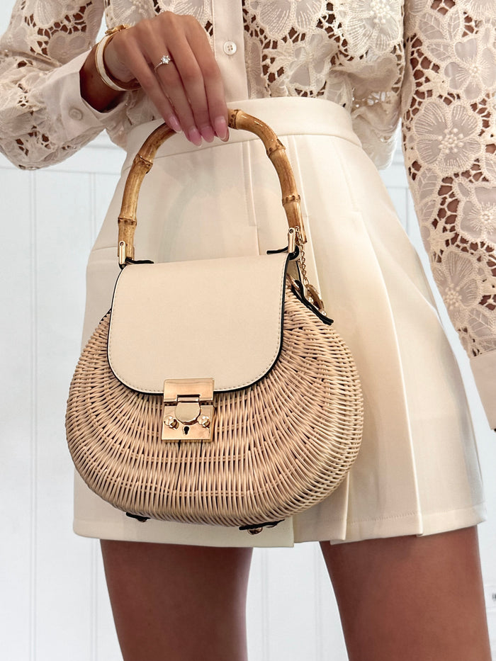 Summer Chic Cream Bag
