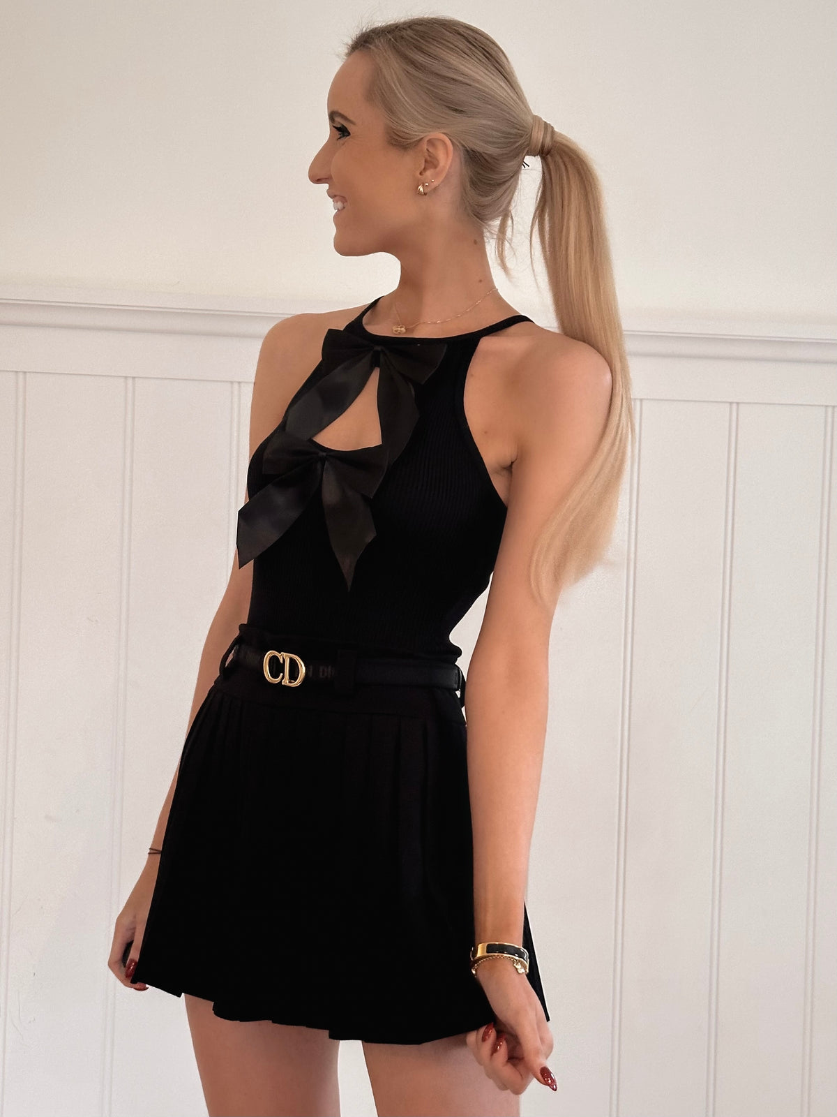 Midnight Elegance Bow Body