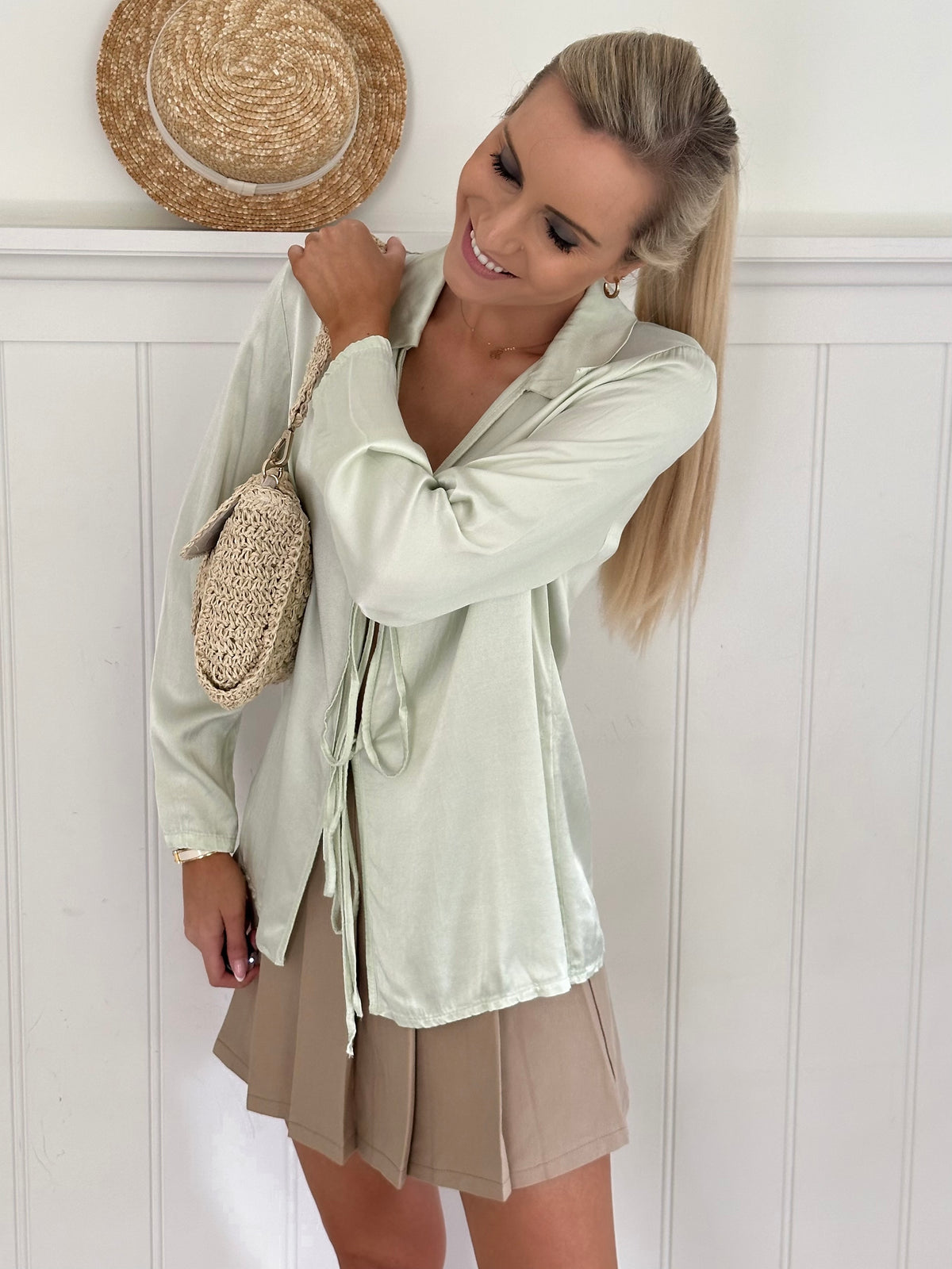 Desert Dance Blouse - Mint