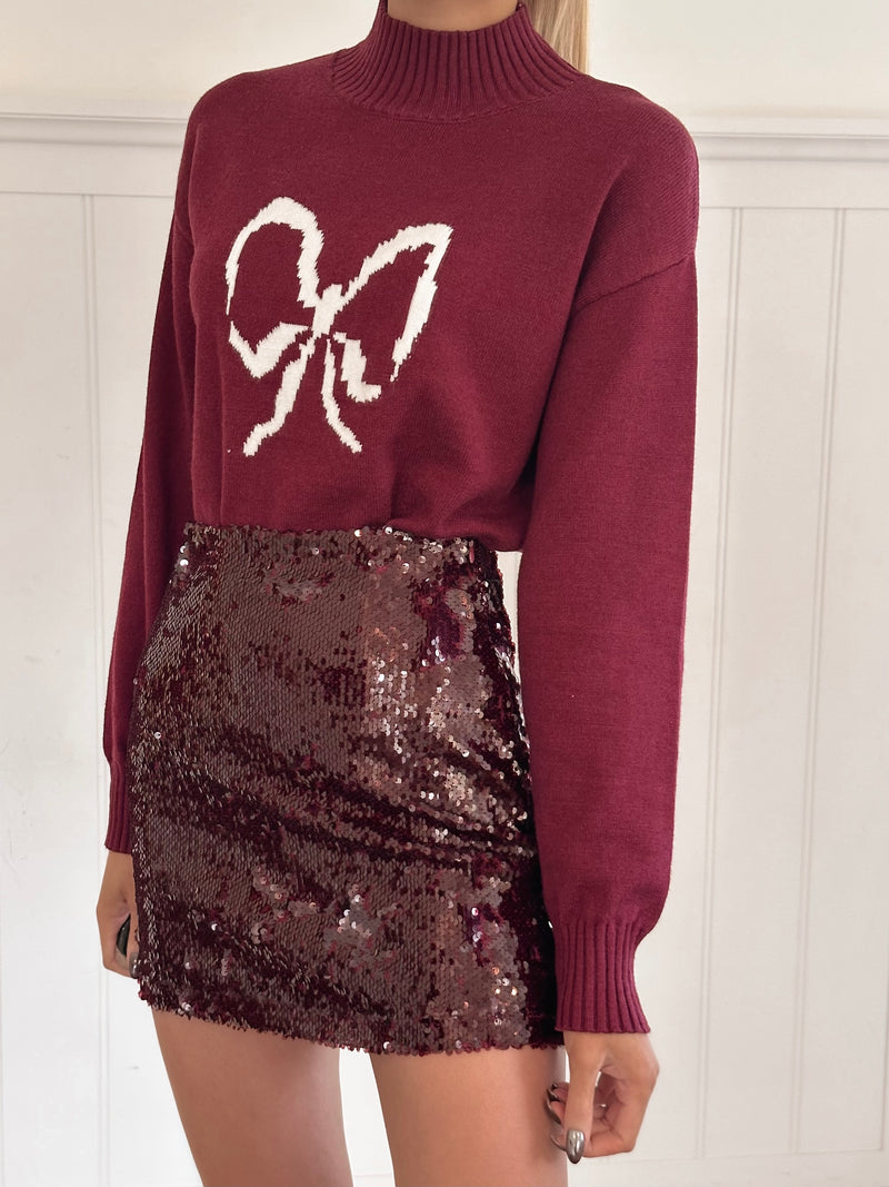 Holiday Bow Sweater