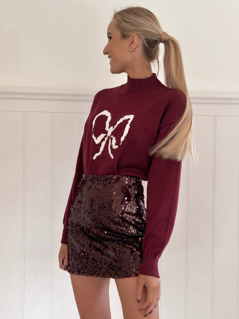 Holiday Bow Sweater