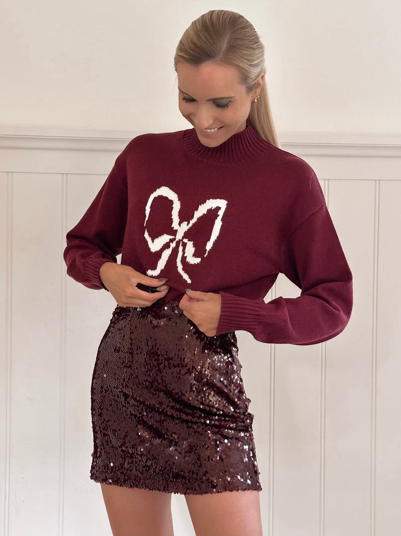 Holiday Bow Sweater
