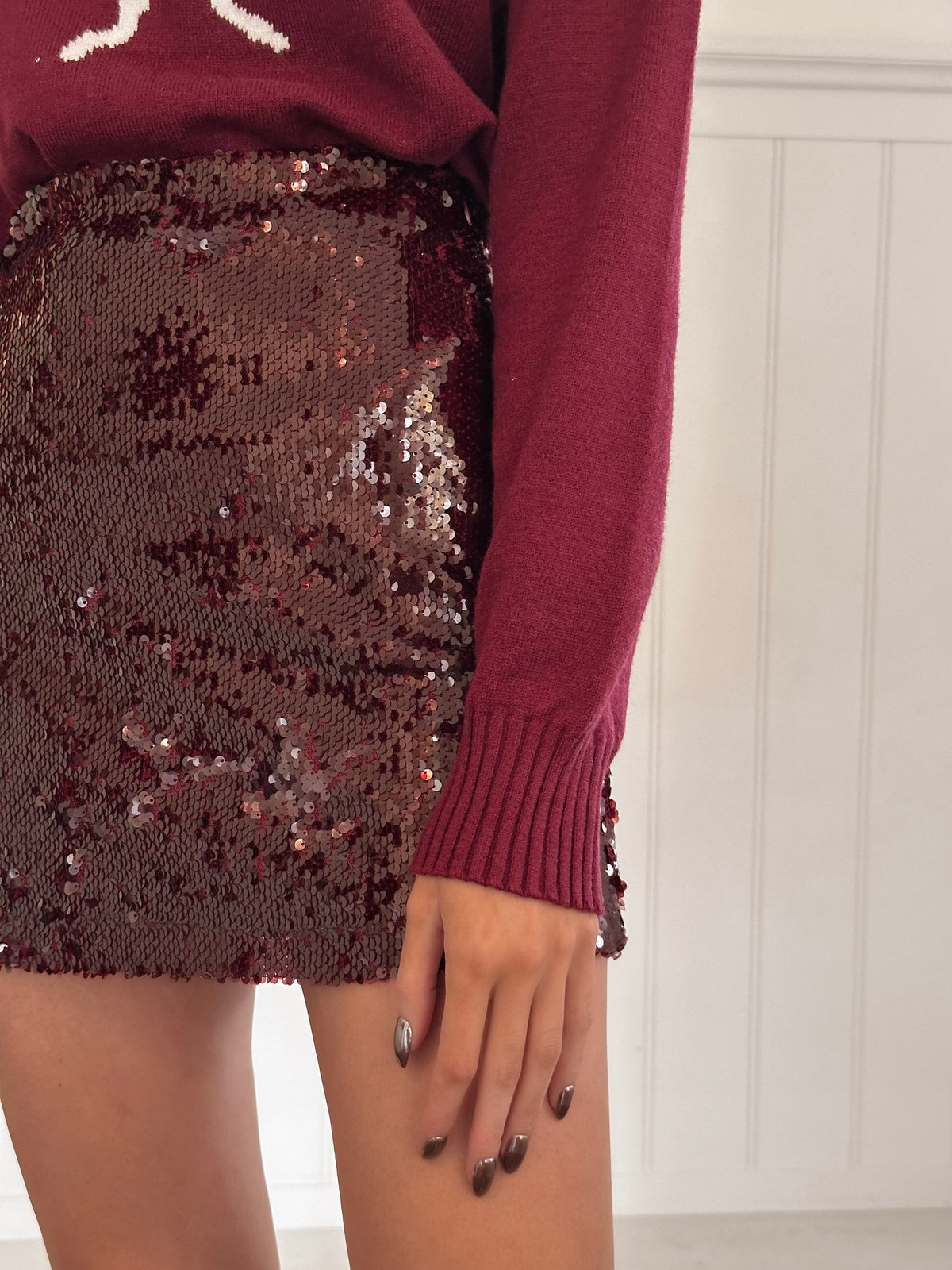 Holiday Glitter Skirt