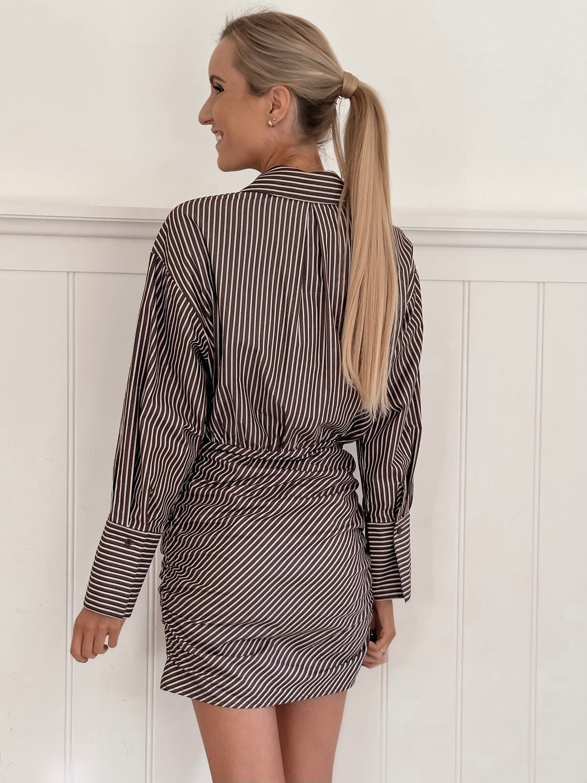 Chocolate Stripe Dress