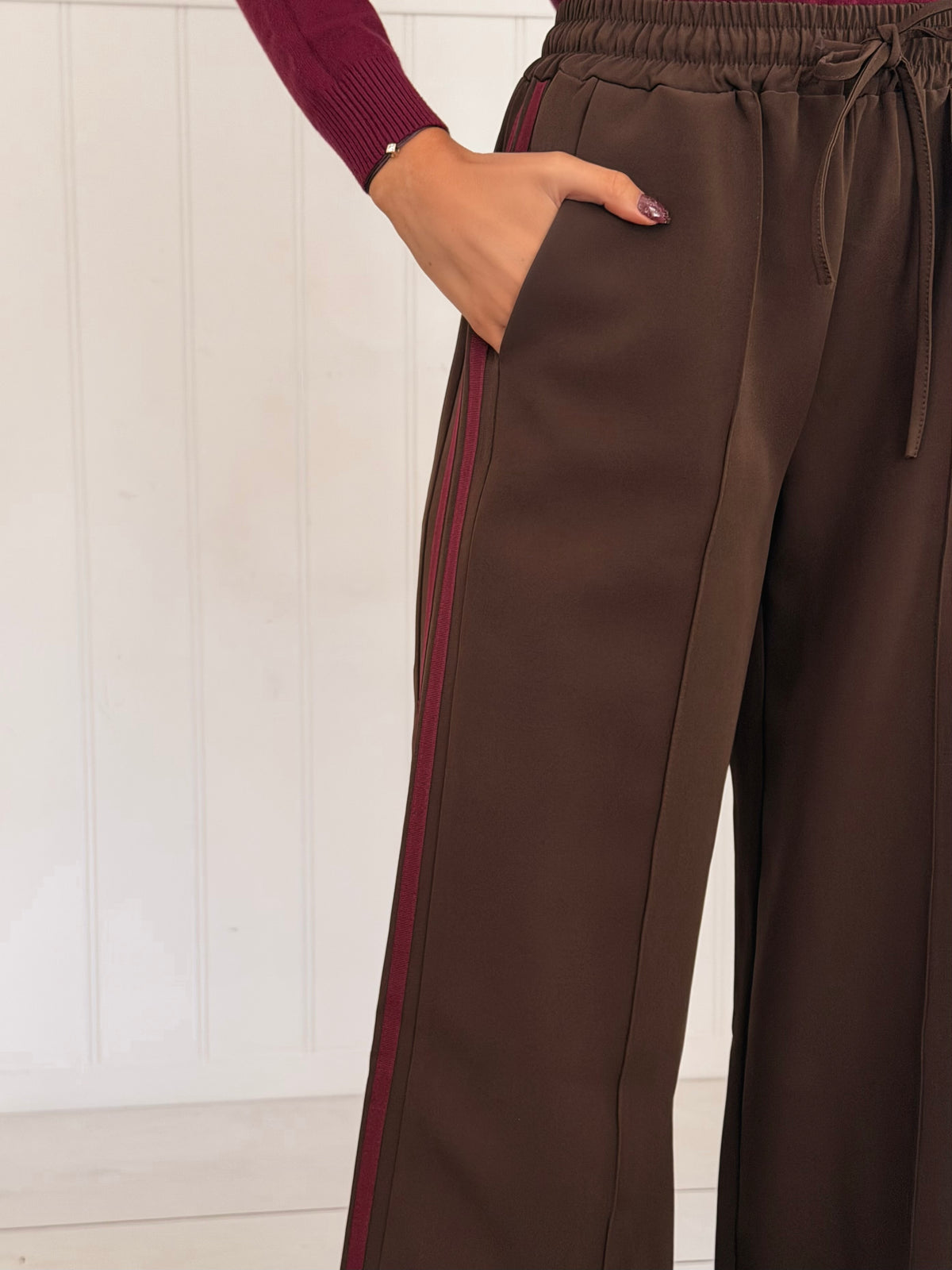 Chocolate Burgundy Pants