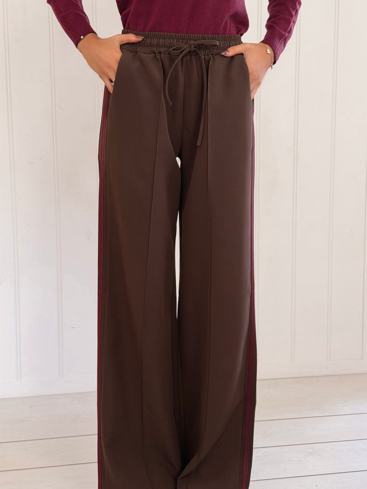 Chocolate Burgundy Pants