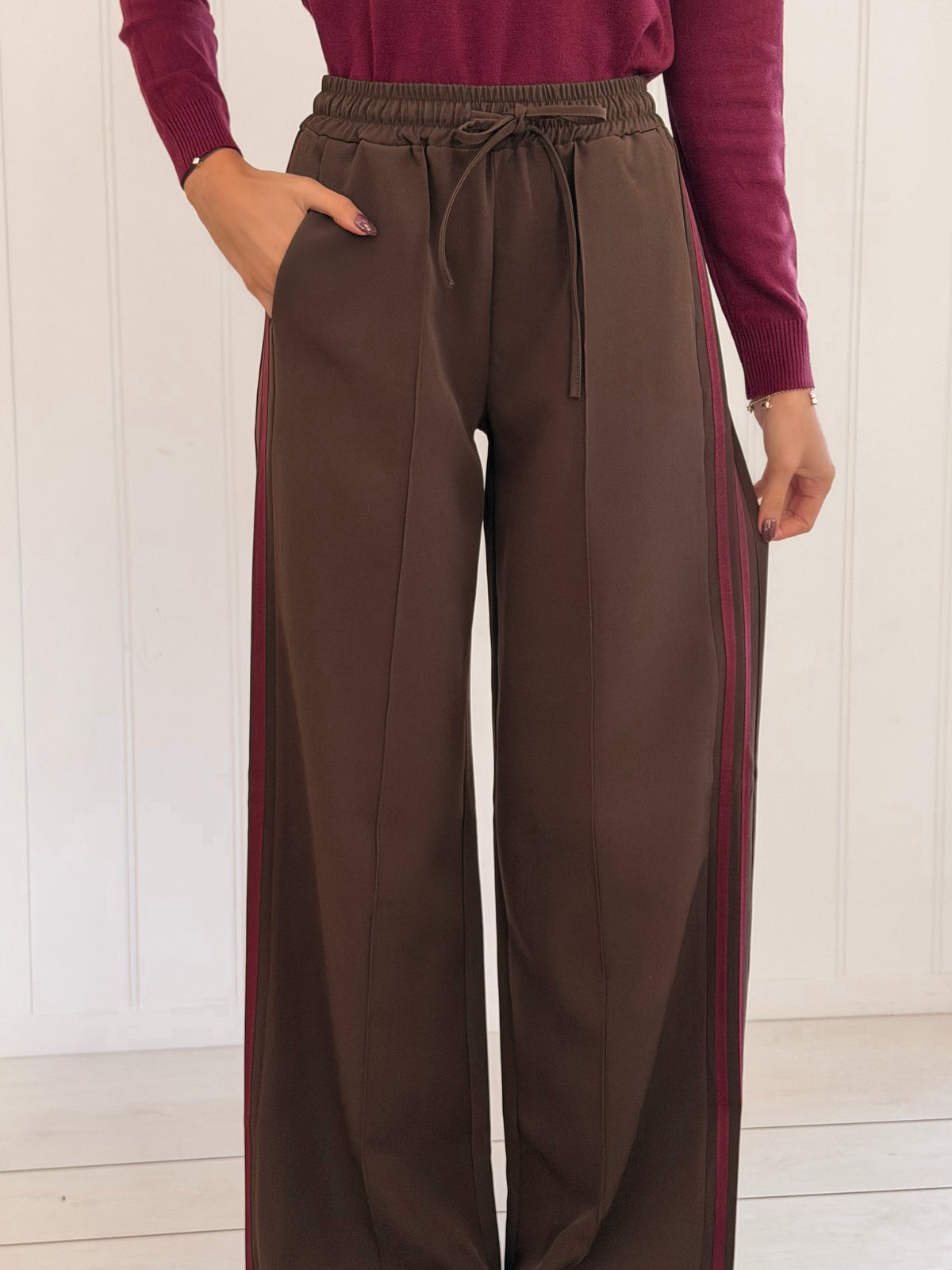 Chocolate Burgundy Pants