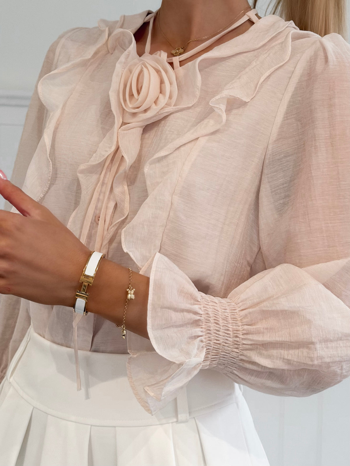 Peony Whisper Blouse