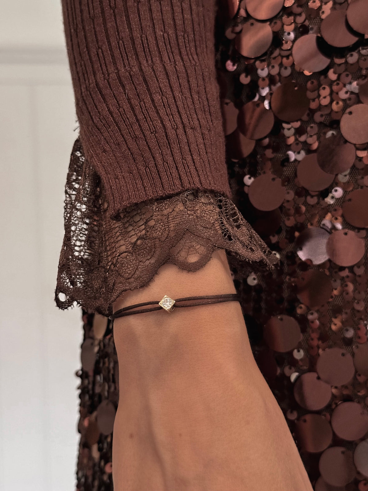 PRE-ORDER Chocolate Lace Pull