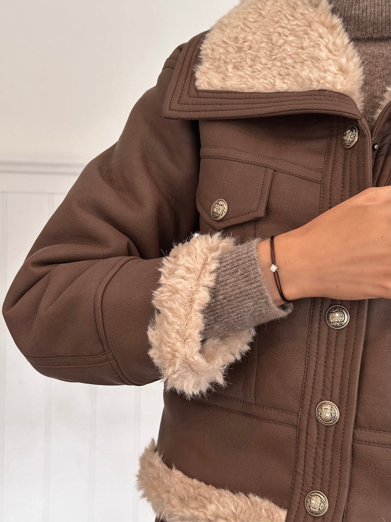 Winter Cabin Teddy Coat