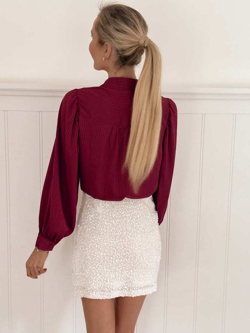 Red Wine Love Blouse