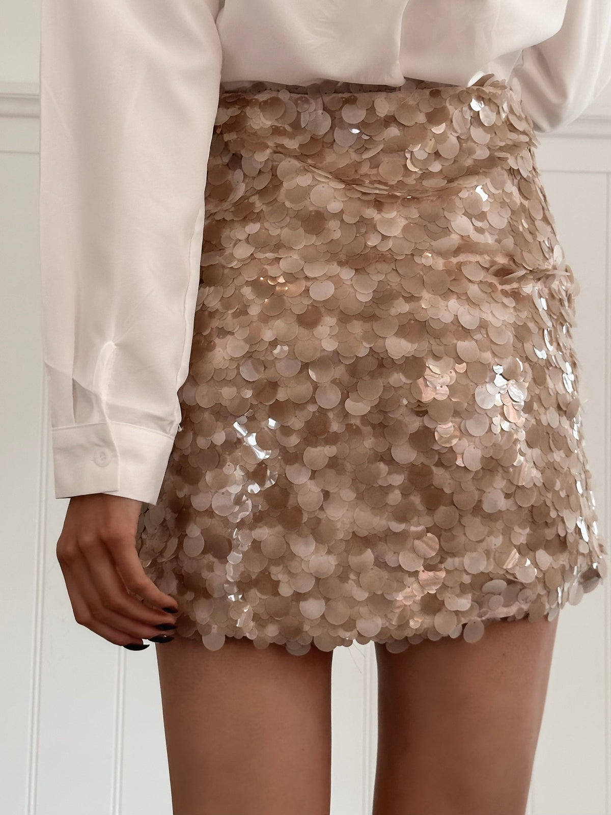 Oyster Glitter Skirt