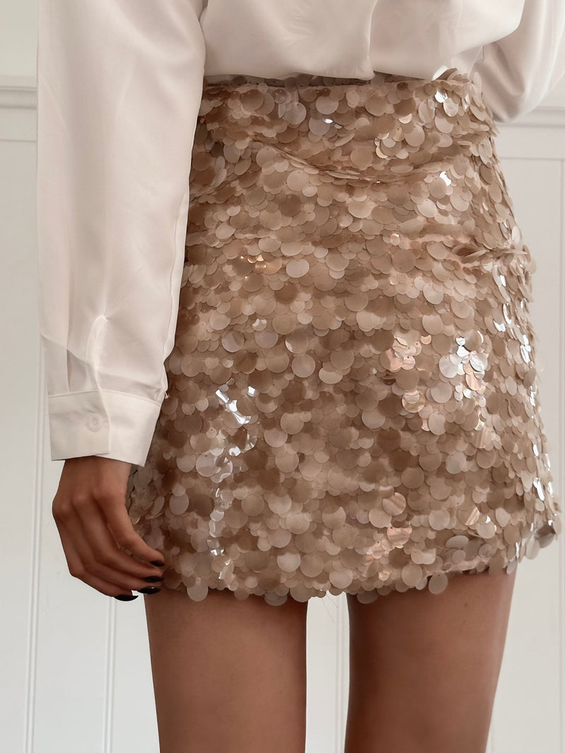 Oyster Glitter Skirt