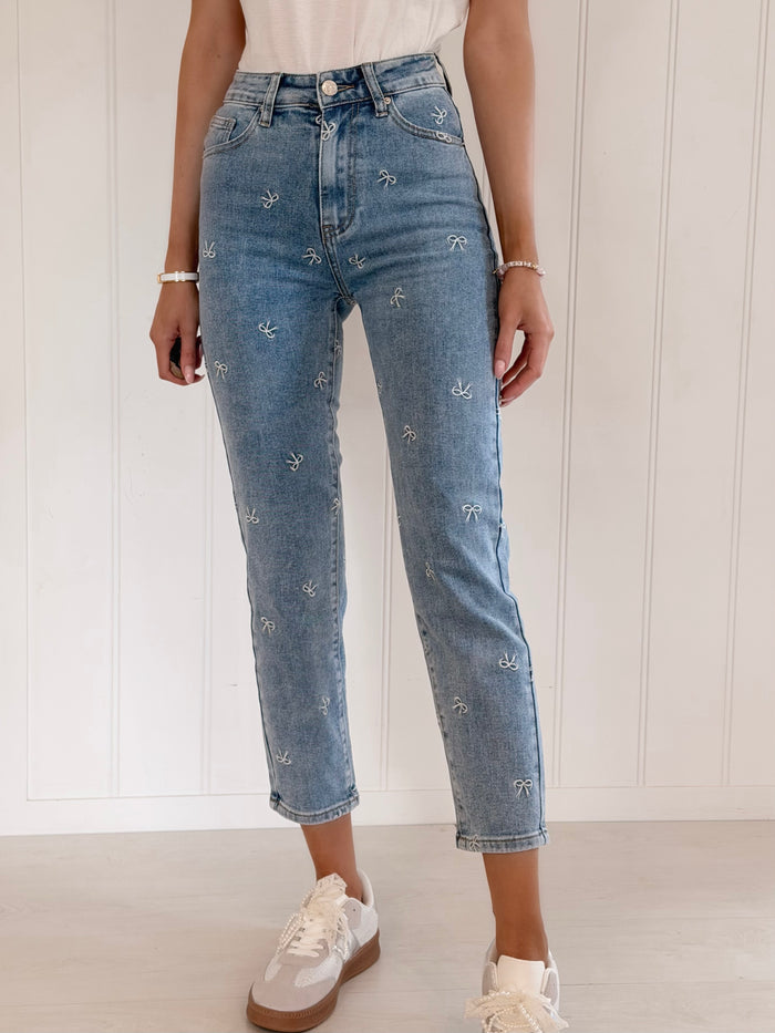 Love For Bows Jeans