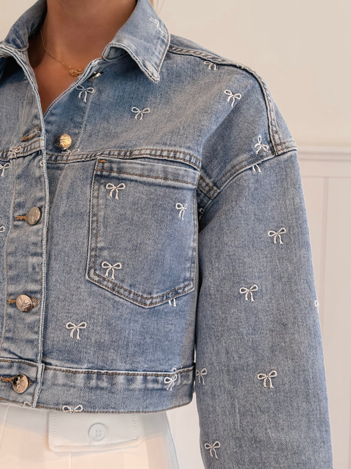Love For Bows Jeans Jacket