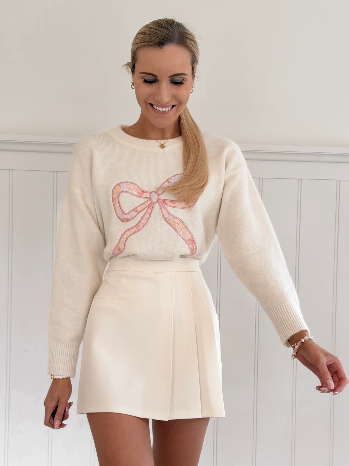 LoveLoulou Bow Sweater
