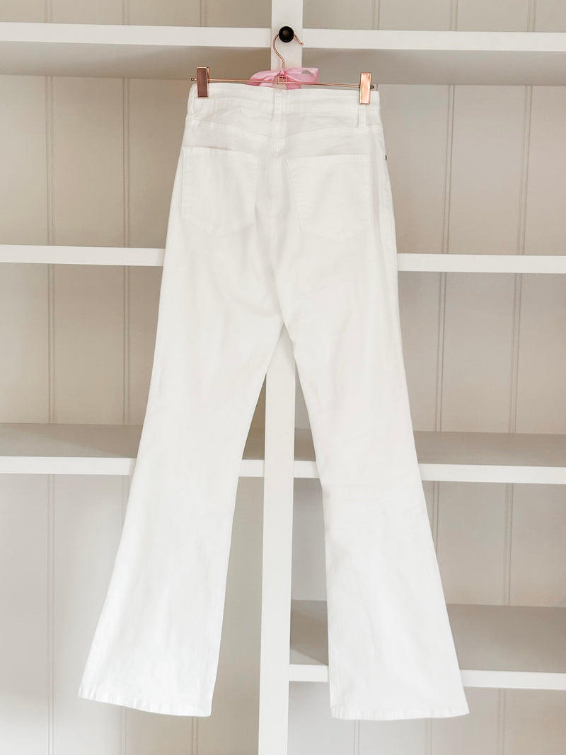 White Flared Jeans