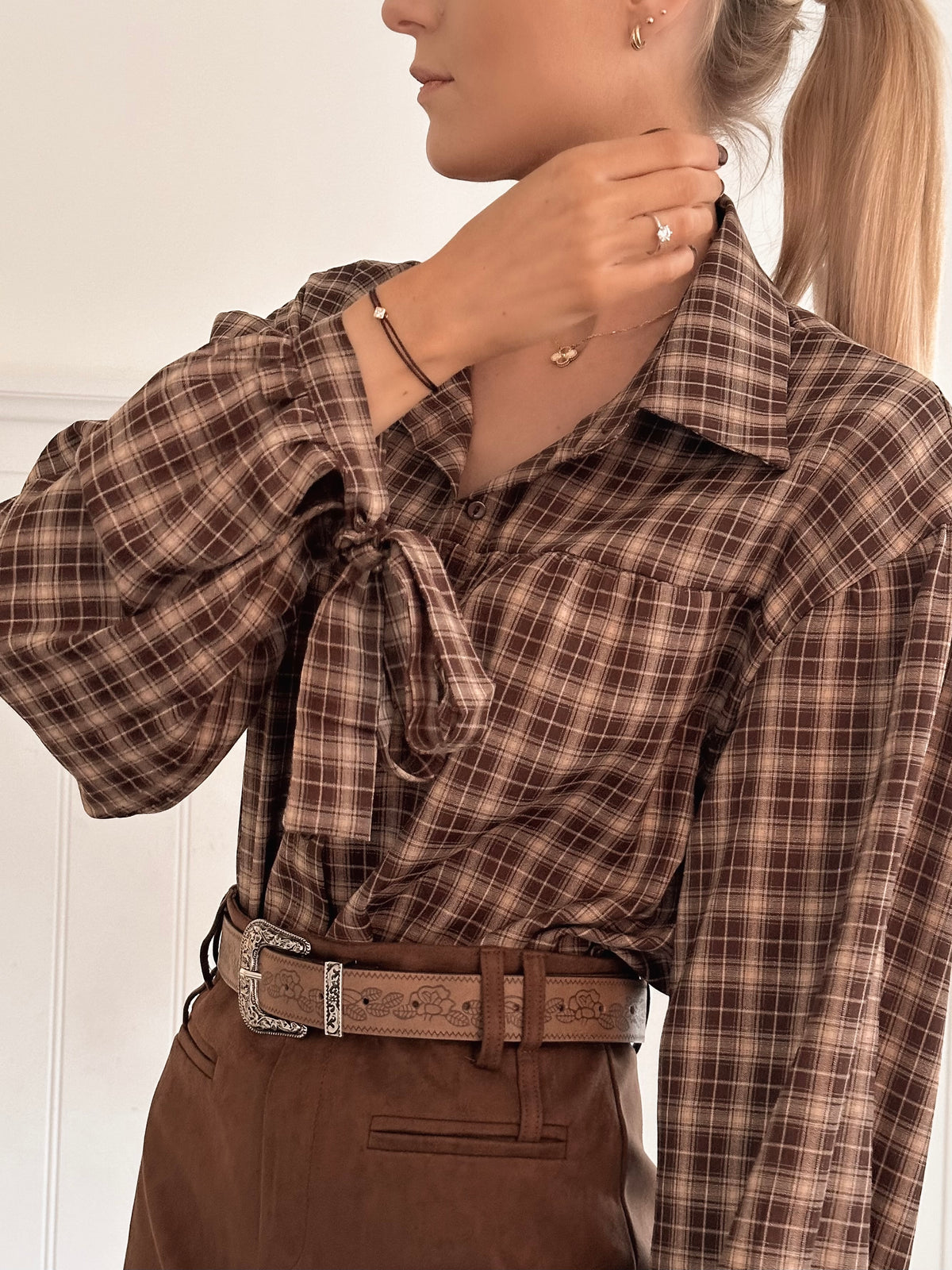 Perfect Autumn Bow Blouse