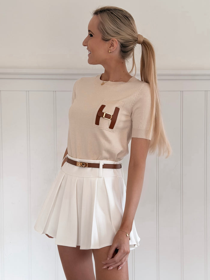 The Leather Detail Pull