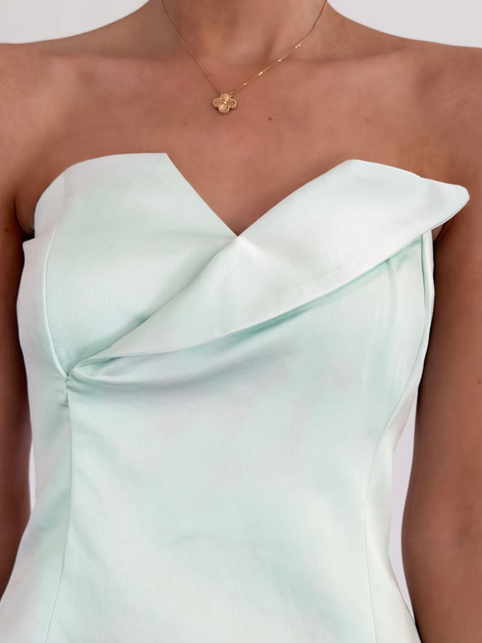 Azzurra Satin Corset