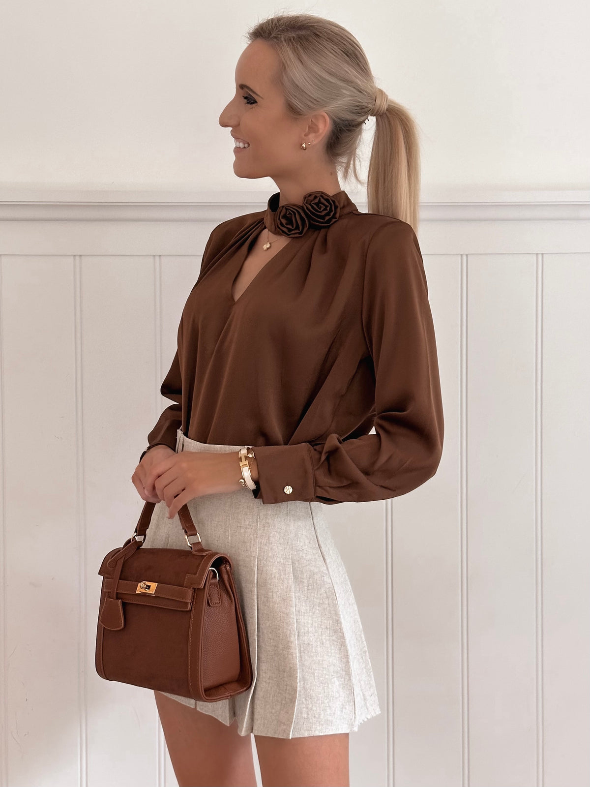 Chestnut Bloom Blouse