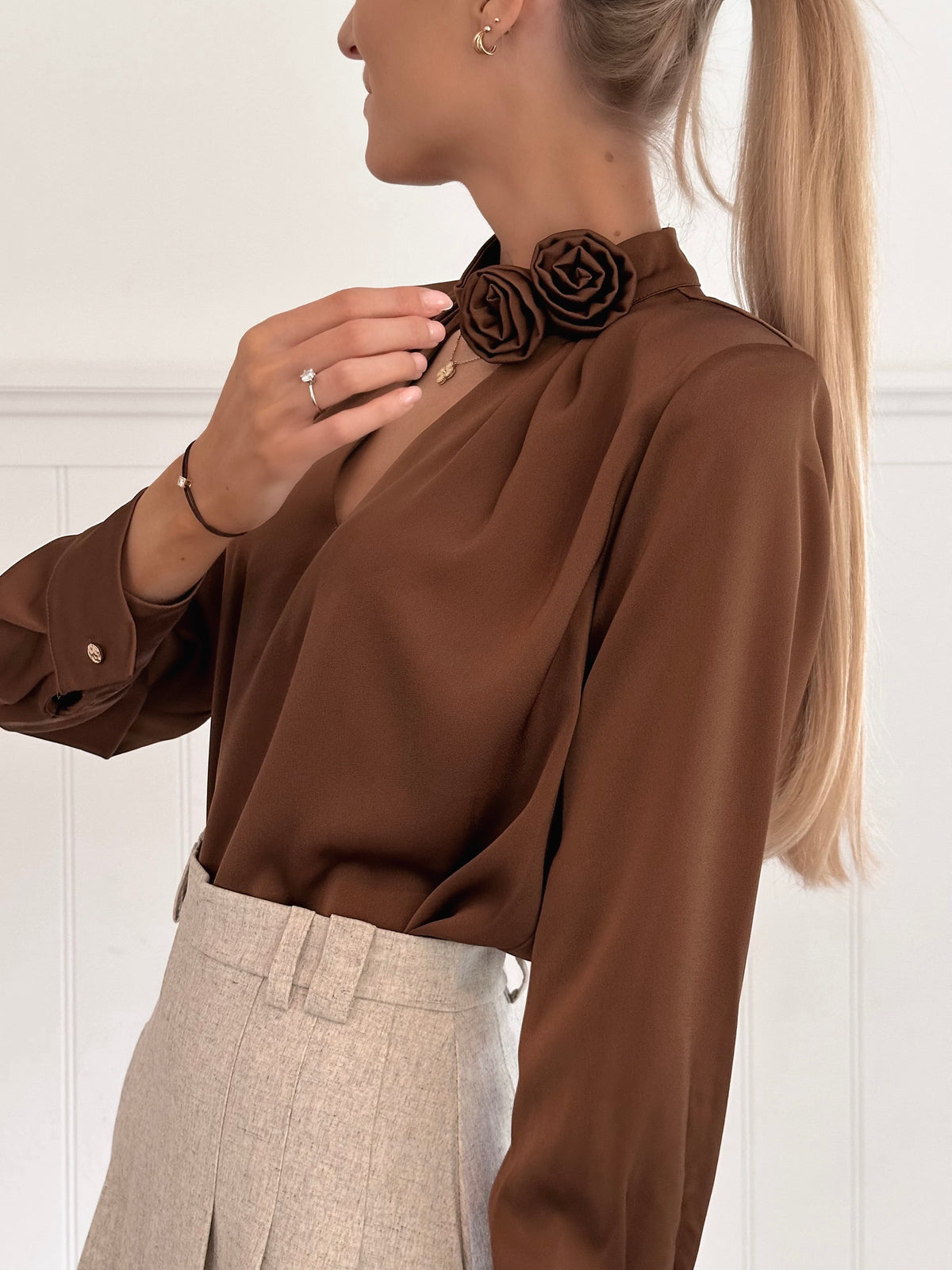 Chestnut Bloom Blouse