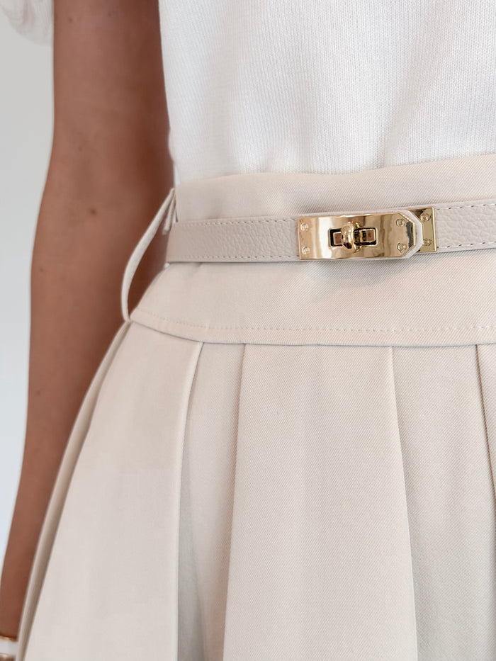 The Cream Saddle Belt
