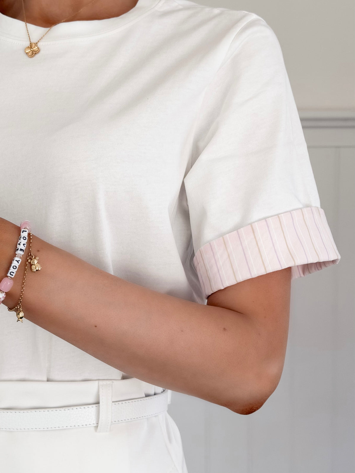 Blush Stripe T-Shirt