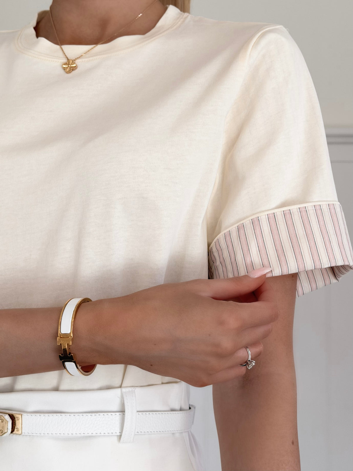 Honey Blush Stripe T-Shirt