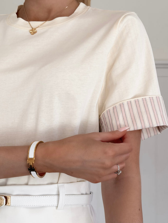 Honey Blush Stripe T-Shirt