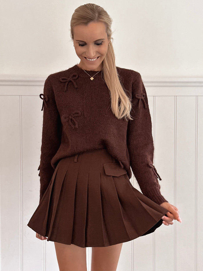 Chocolate Bow Sweater