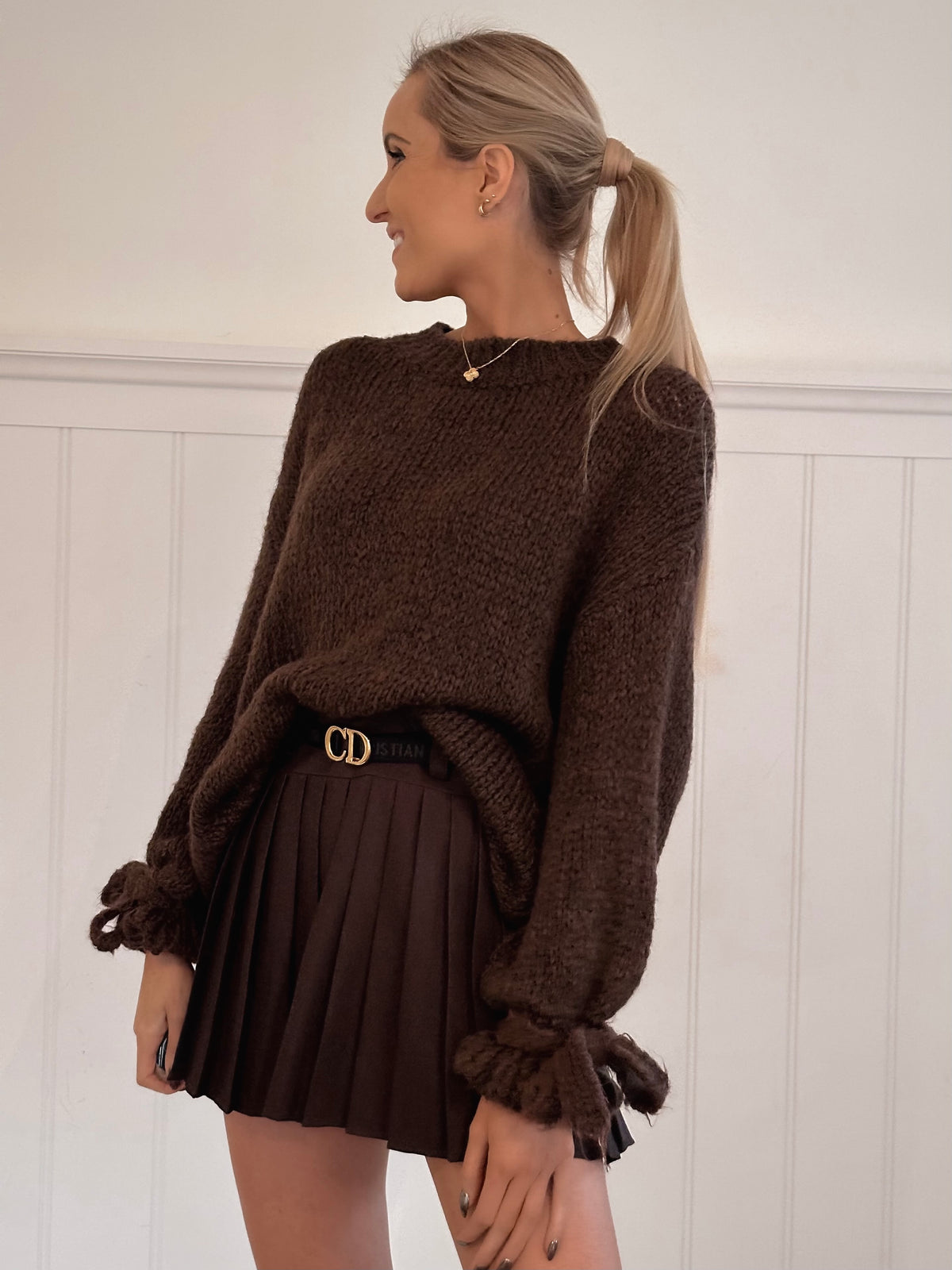 So Cozy Chocolate Sweater