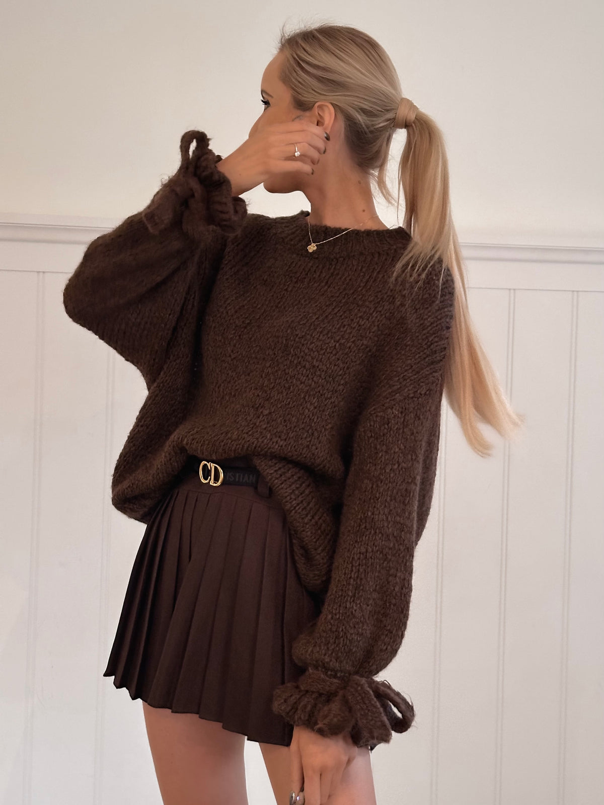So Cozy Chocolate Sweater