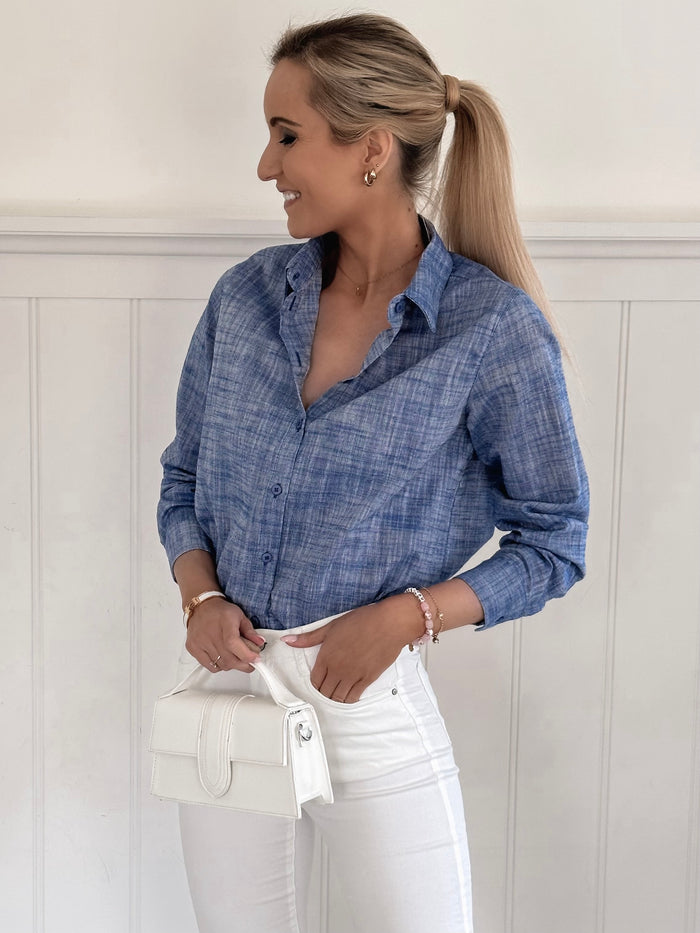 Denim Love Blouse