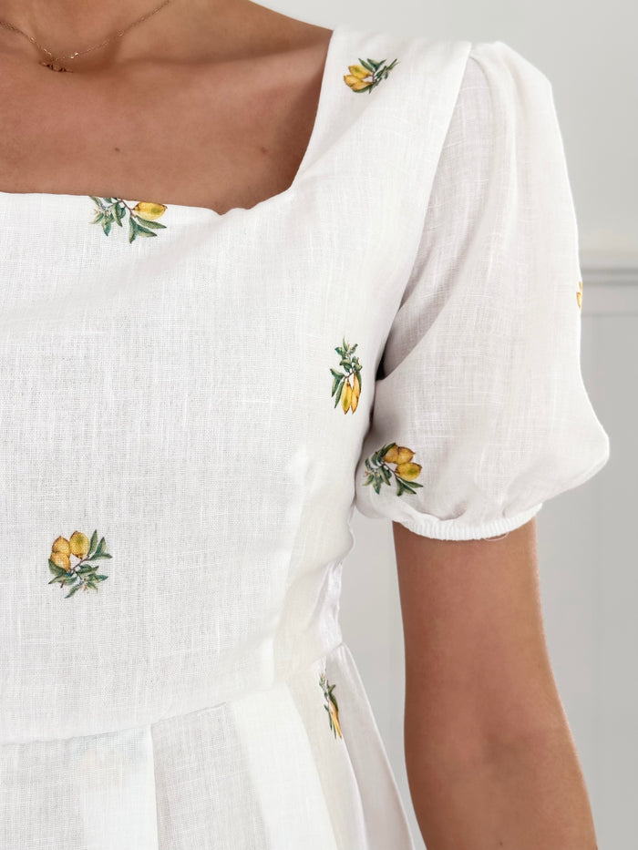 Loulou Lemon Dress