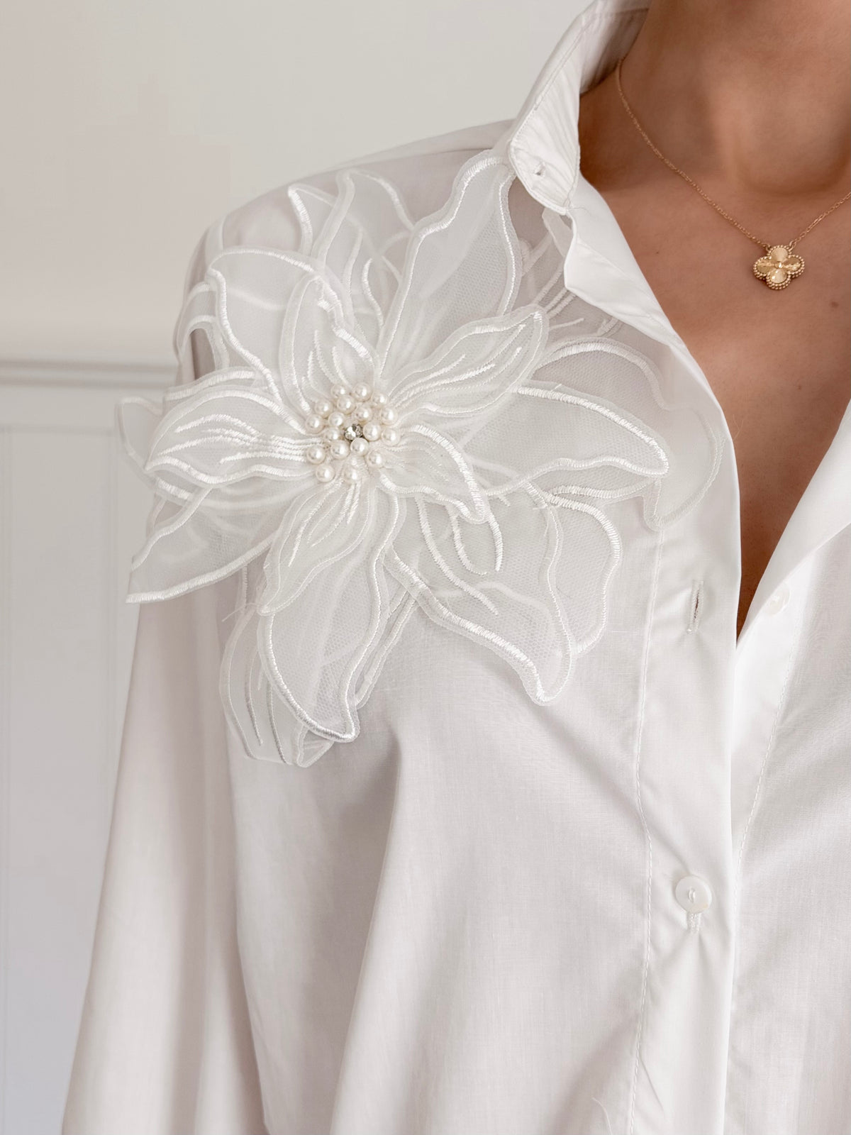 Pearl Flower Blouse