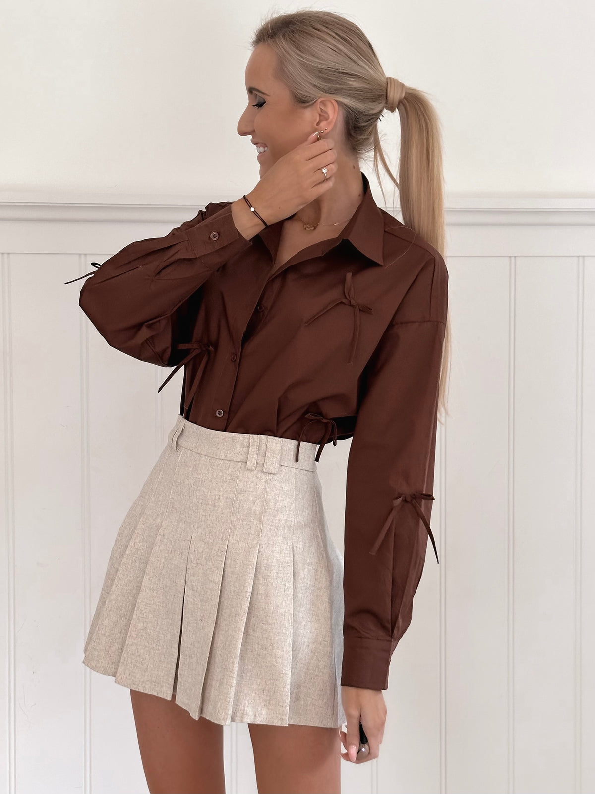 Cute Coco Bow Blouse