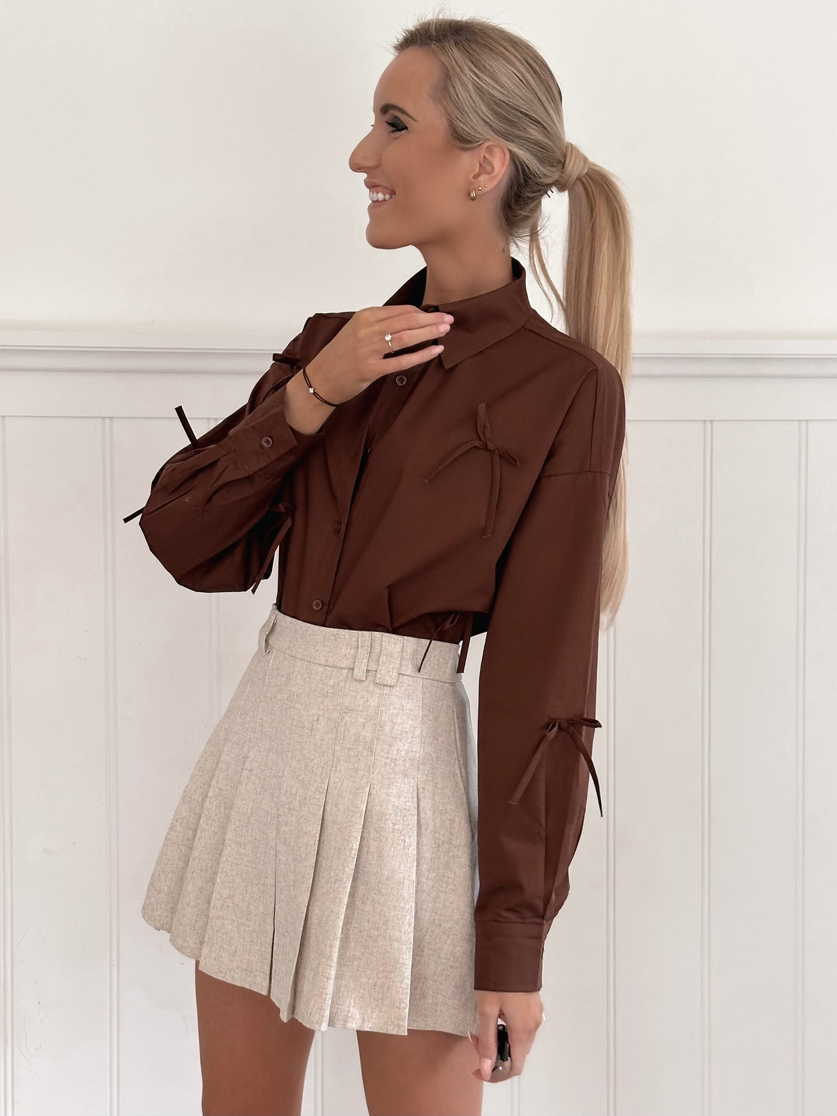 Cute Coco Bow Blouse