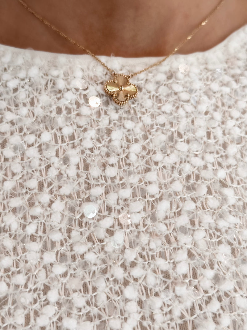 White Truffle Sequin Pull