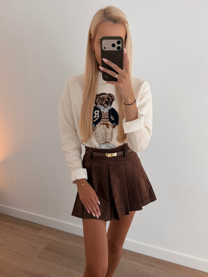 Cream Bear Sweater